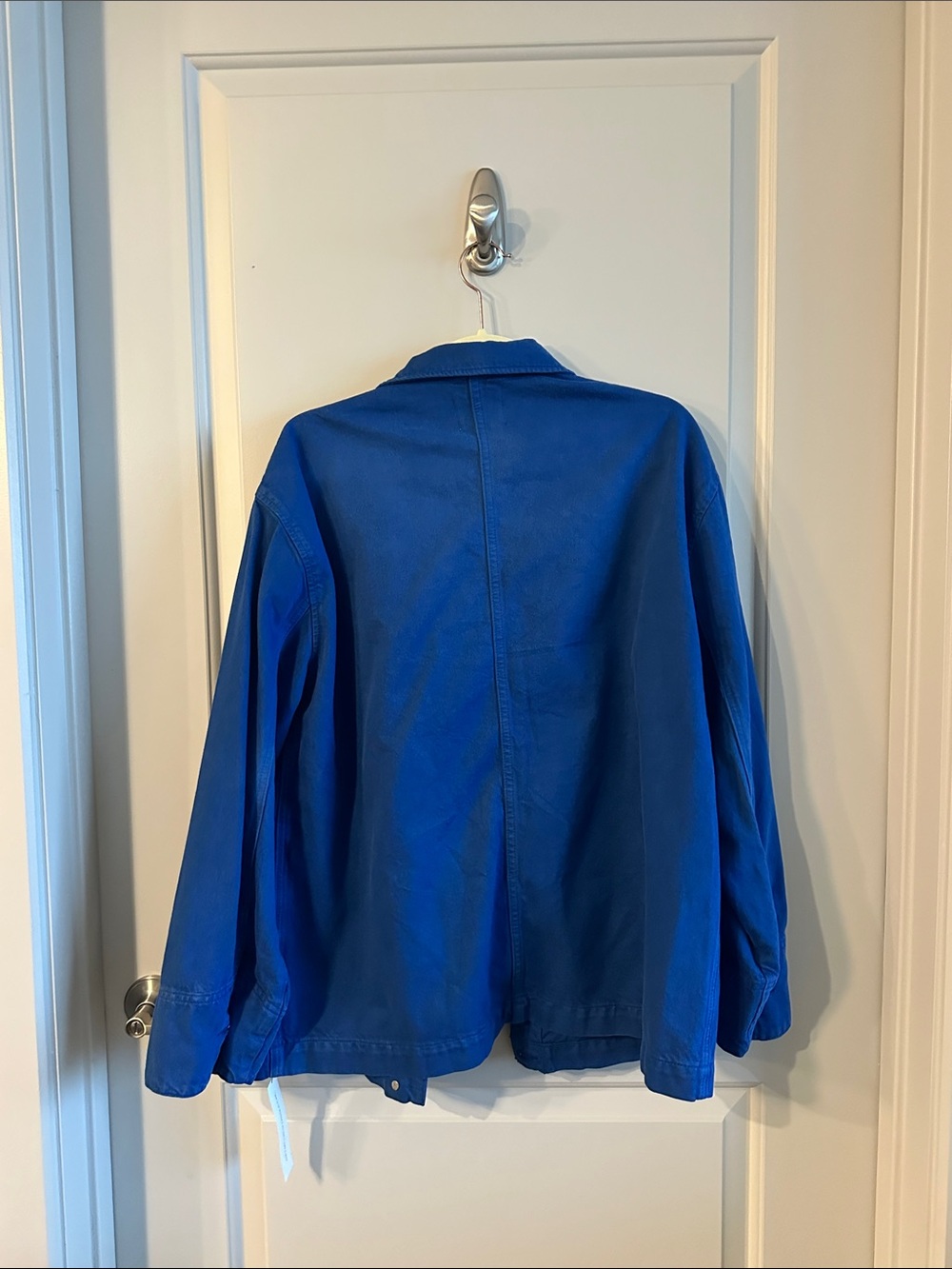 Reformation Callum Denim Chore Jacket Blue - Size S - Picture 6 of 6